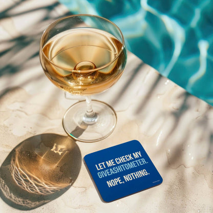 Funny Coaster - Giveashitometer.