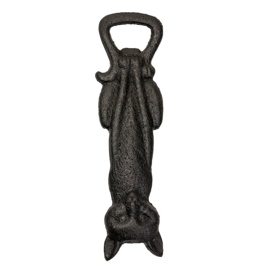 Black Cat Bottle Opener Halloween Decor