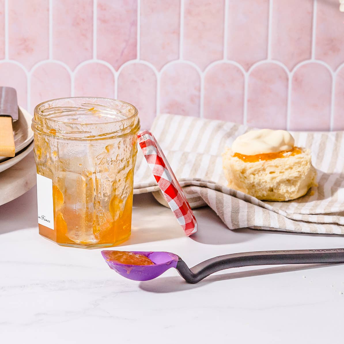 Mini Supoon® - Silicone Jar Spoon that Scrapes Clean - CDU