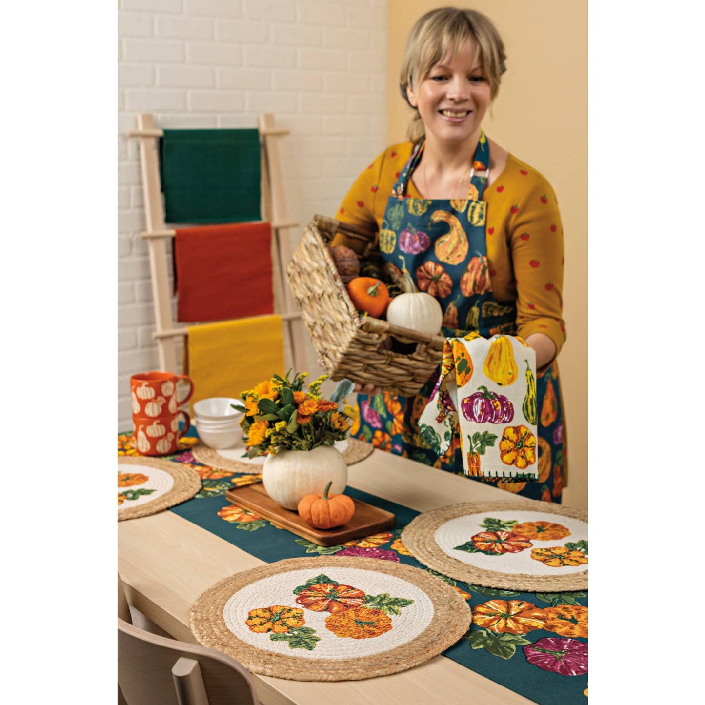 Harvest Gourds Chef Apron