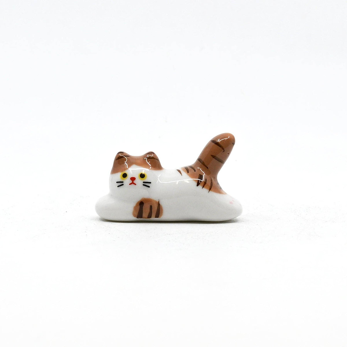Brown White Cat Chopsticks Rest 2"L (12/288)