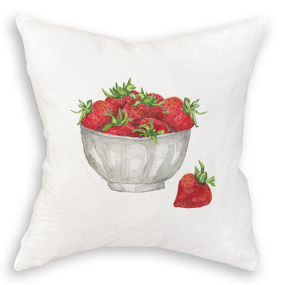 Strawberry Bowl: Dishtowel / -
