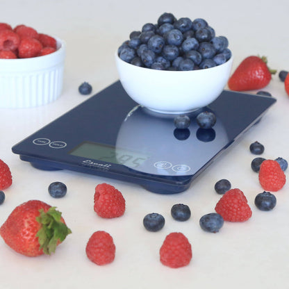 Escali Arti Glass Digital Scale: Black Obsidian
