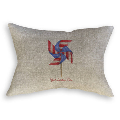 Pinwheel with Location: Dishtowel / -