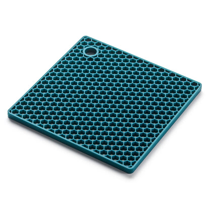 Mrs. Anderson's Baking Silicone Honeycomb Trivet: Turquoise