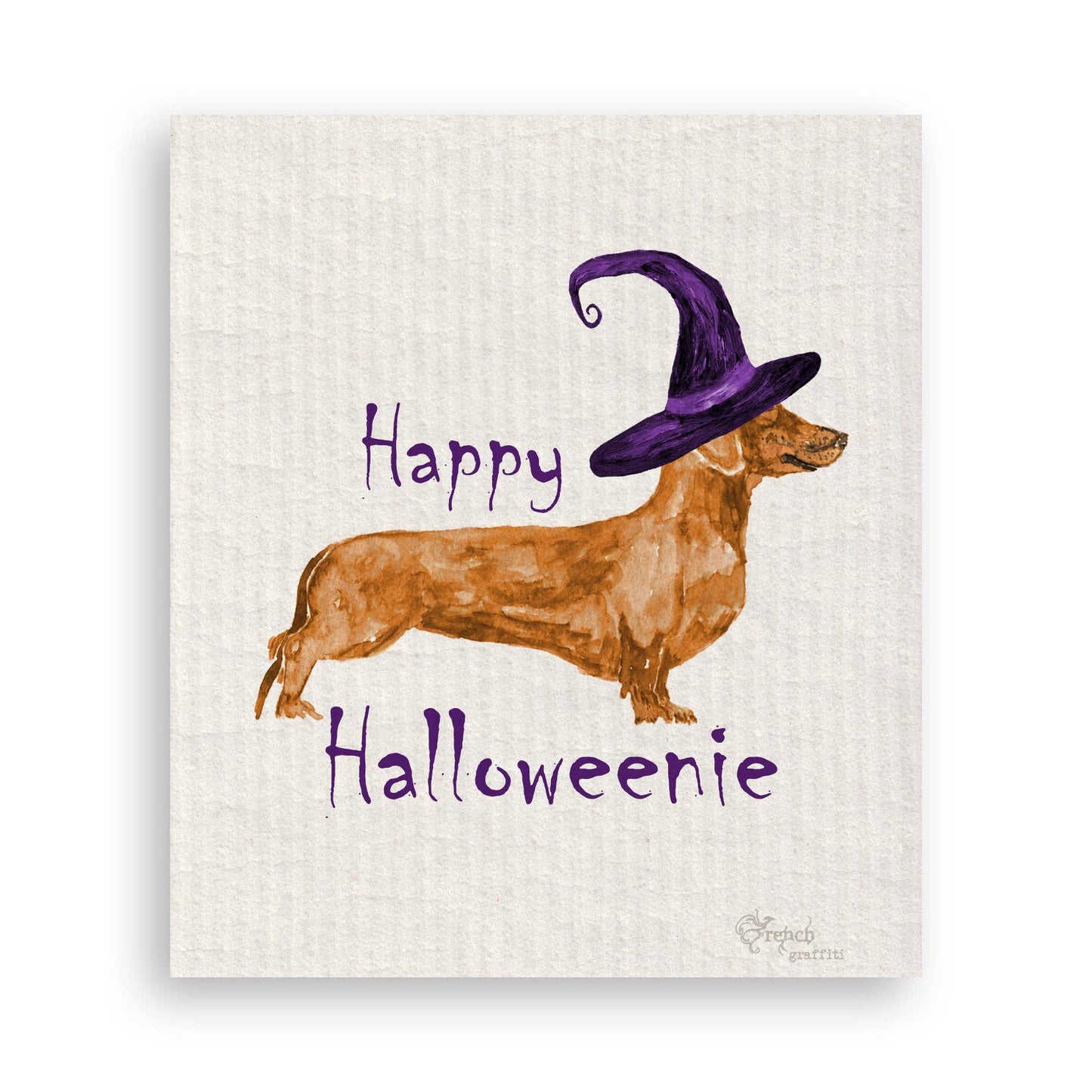 Happy Halloweenie: Dishtowel / Keep Words / -