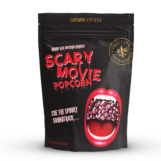 Scary Movie Popcorn Kernels | Bloody Red Halloween Popcorn