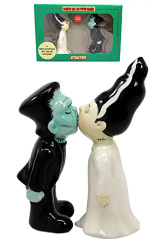 Frankenstein & Bride Ceramic Salt & Peper Shaker Set