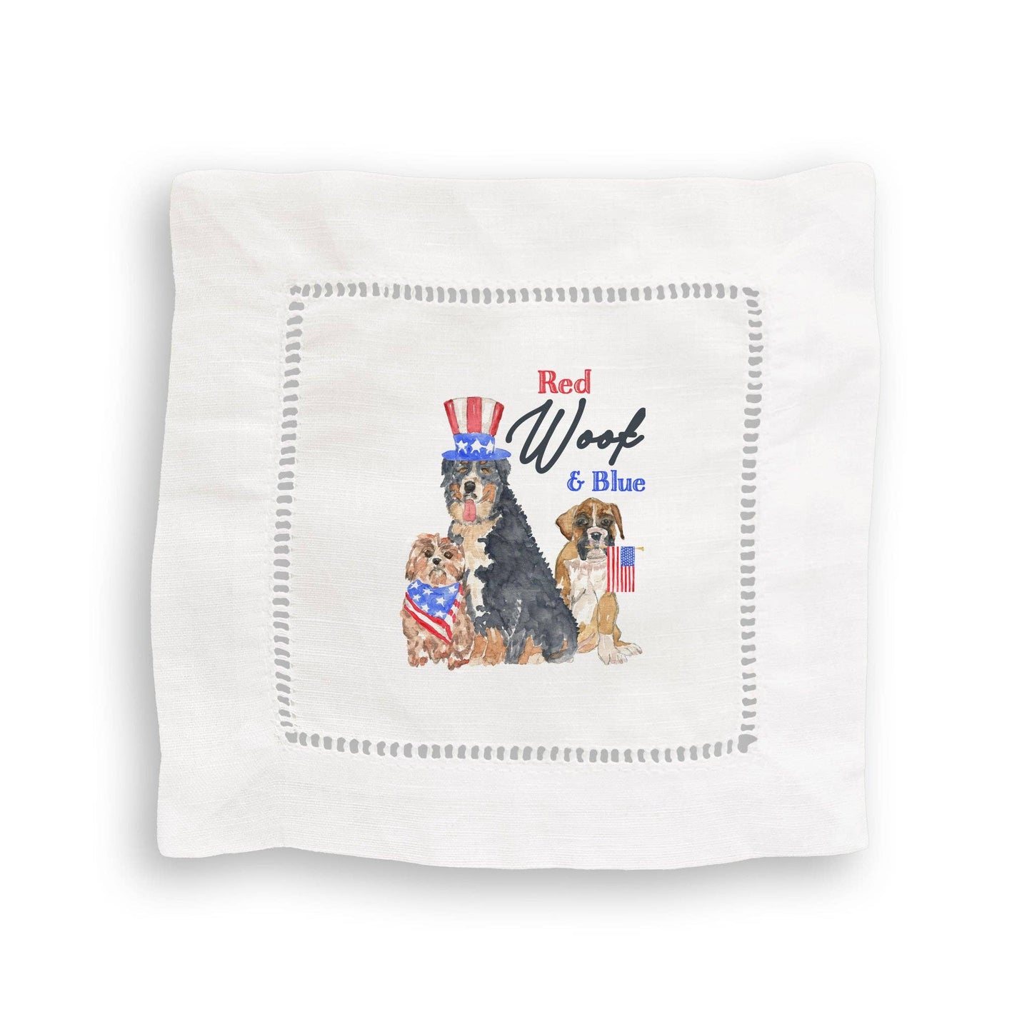 Red Woof and Blue: Dishtowel / Remove Words / -