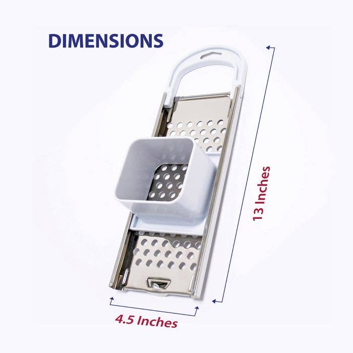 HIC Kitchen Spaetzle Maker With Safety Pusher