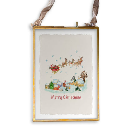 Santa's On His Way: Dishtowel / Keep Words / -