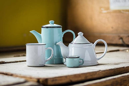 Enamel Look Teapot, 9"L (32oz) - 1045: Pink