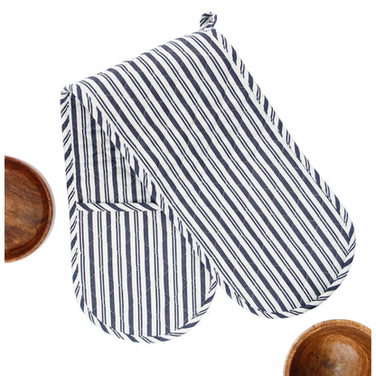 Mrs. Anderson’s Baking Cotton Double Oven Mitt, Blue