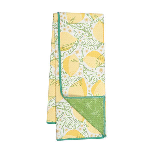 Anywhere Towel Reversible - RJW Lemon Sparkle: Yellow