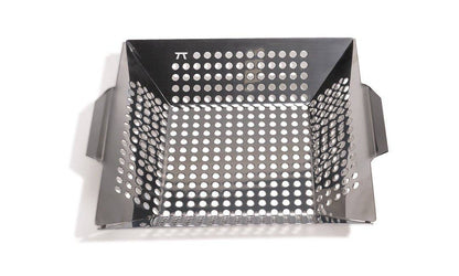 Outset Square Grill Wok, Stainless Steel, 12" x 12"