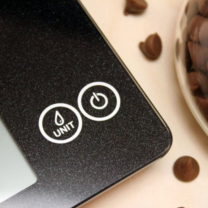 Escali Arti Glass Digital Scale: Black Obsidian