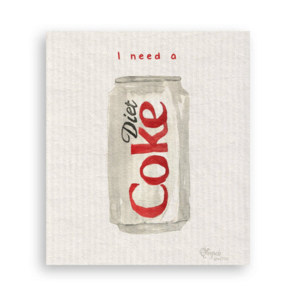I Need a Diet Coke: Dishtowel / Keep Words / -
