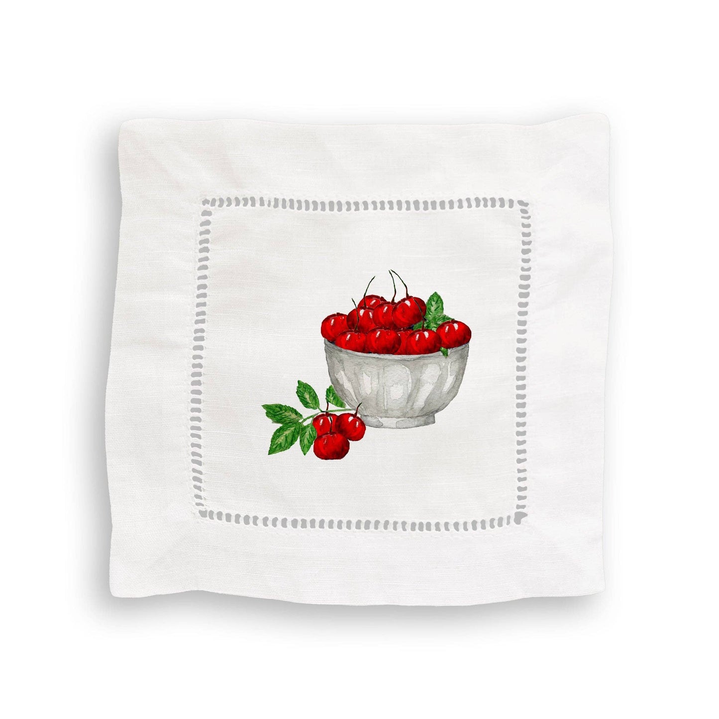 Cherry Bowl: Dishtowel / -