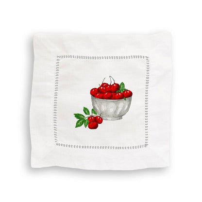Cherry Bowl: Dishtowel / -