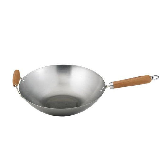 Helen's Asian Kitchen Carbon Steel Stir Fry Pan, 14in