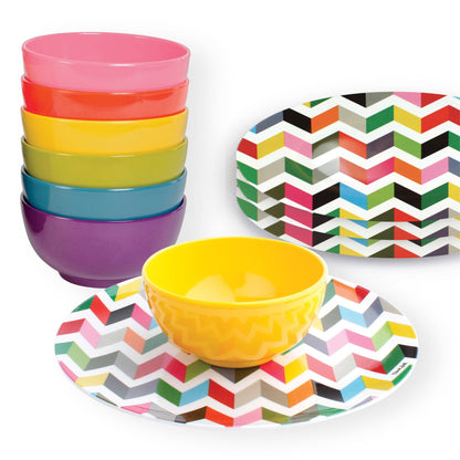 Ziggy 9" Salad Plate Gift Box - Set of 4