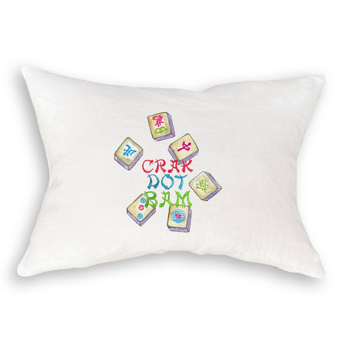Colorful Mahjong Tiles: Dishtowel / -