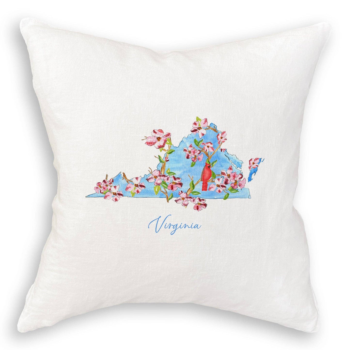 Floral Virginia: Dishtowel / Remove Words / -