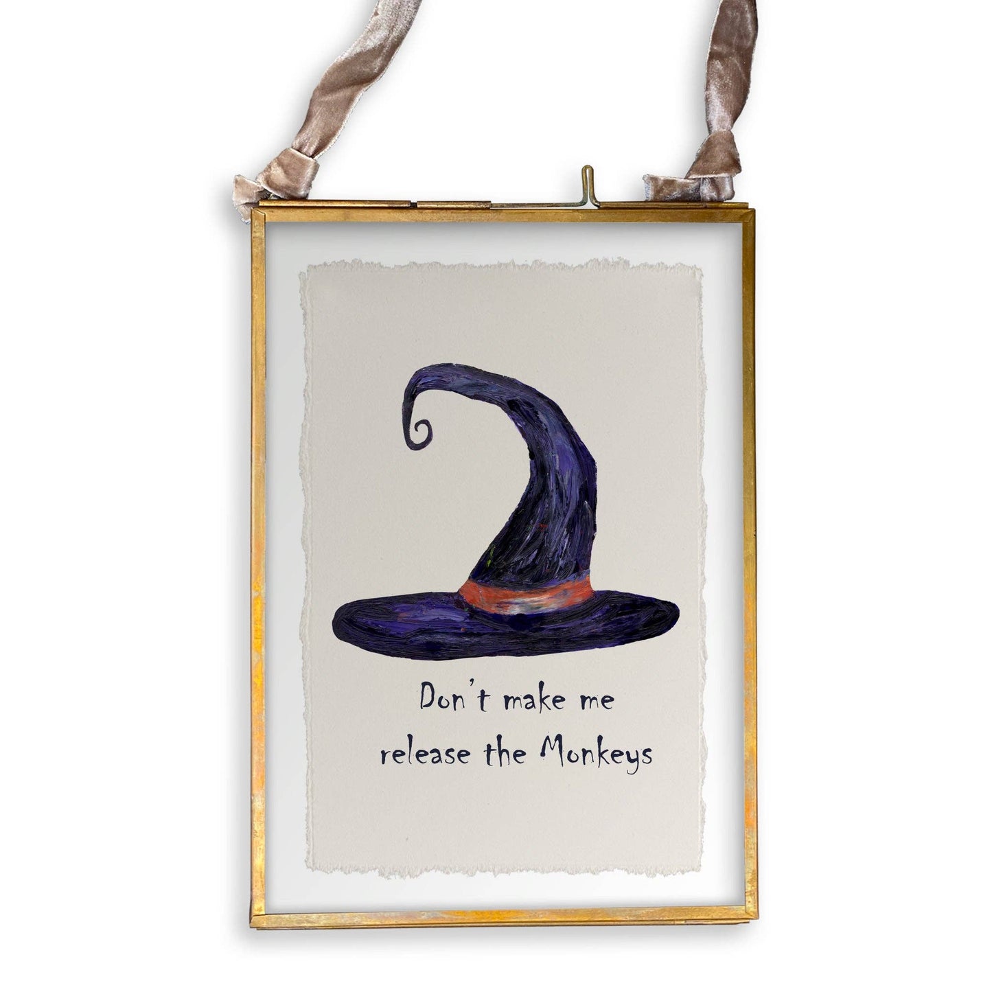 Witches and Monkeys: Dishtowel / Keep Words / -