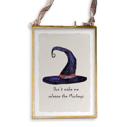 Witches and Monkeys: Dishtowel / Keep Words / -