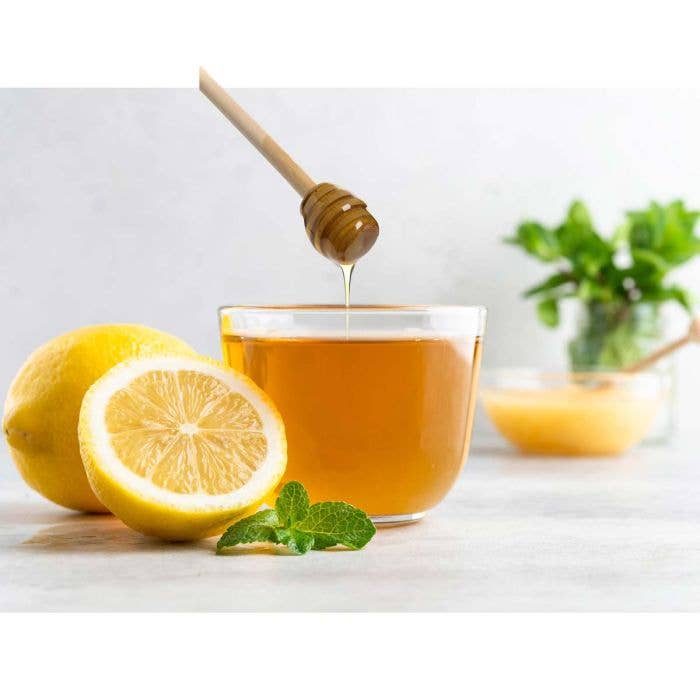 HIC Kitchen Glass Honey Jar With Lid And Honey Dipper
