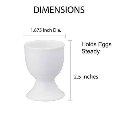 HIC Kitchen Single Egg Cup, Porcelain