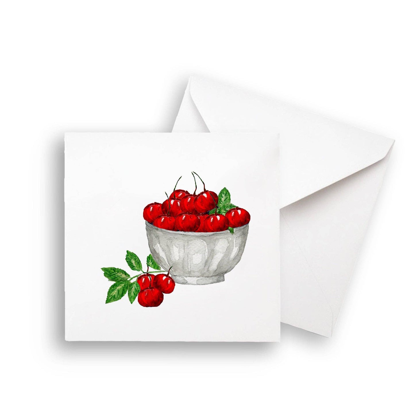 Cherry Bowl: Dishtowel / -