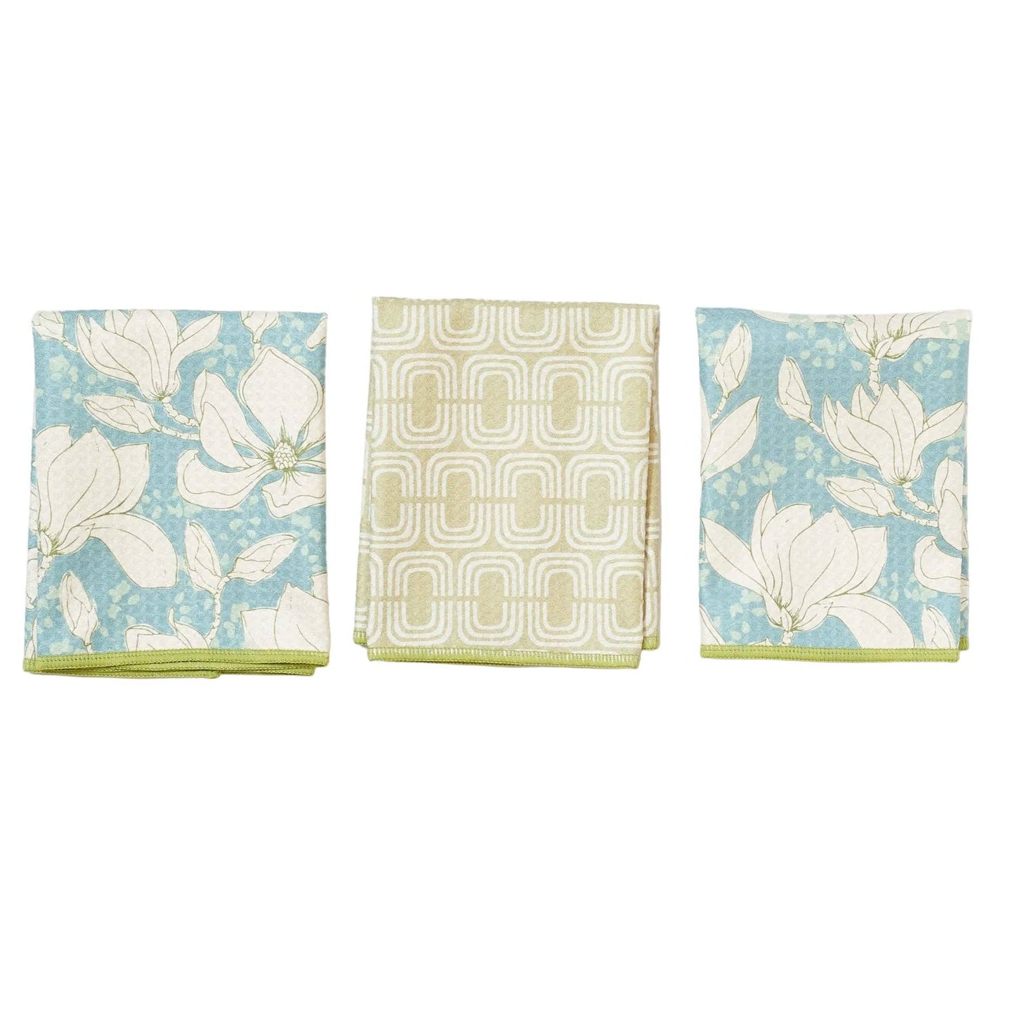Mighty Mini Towel (Set of 3) Reversible - JD Dreamy Magnolia: Mist