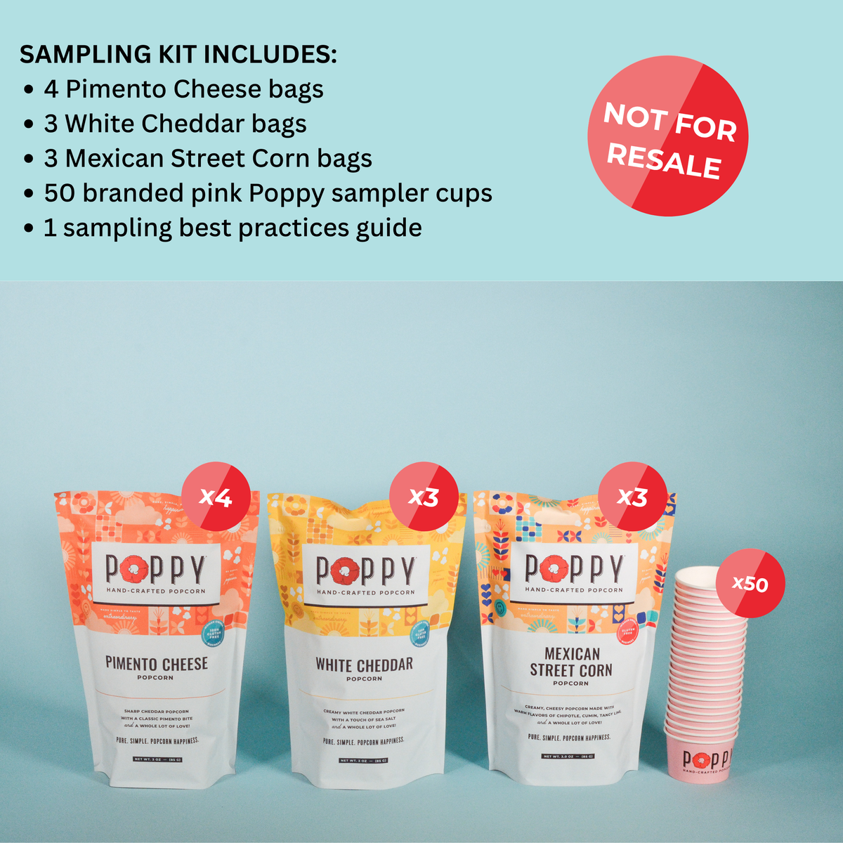 In-Store Sampling Kit:  Cheesy Favorites
