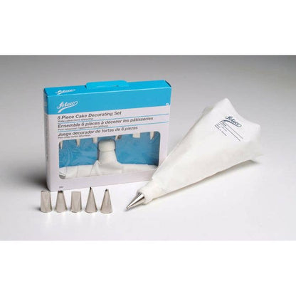 8-Piece Stainless Steel Piping Tip Decorating Set