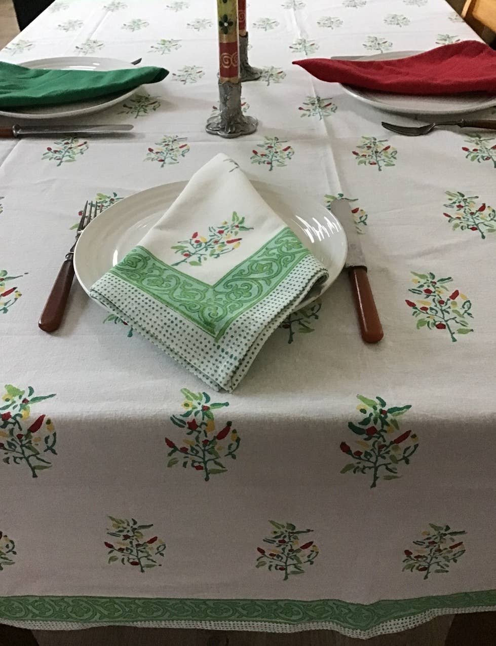 Tablecloth 60X60 Serrano Chilli