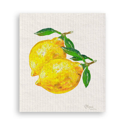 Two Lemons: Dishtowel / -