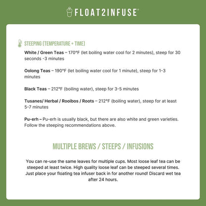 Chicken | Floating Tea Infuser | Green Base | White Chicken