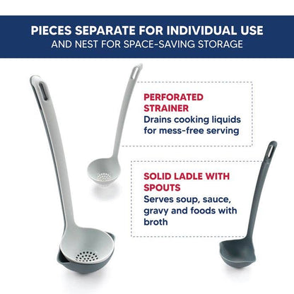 HIC Kitchen Straining Ladle