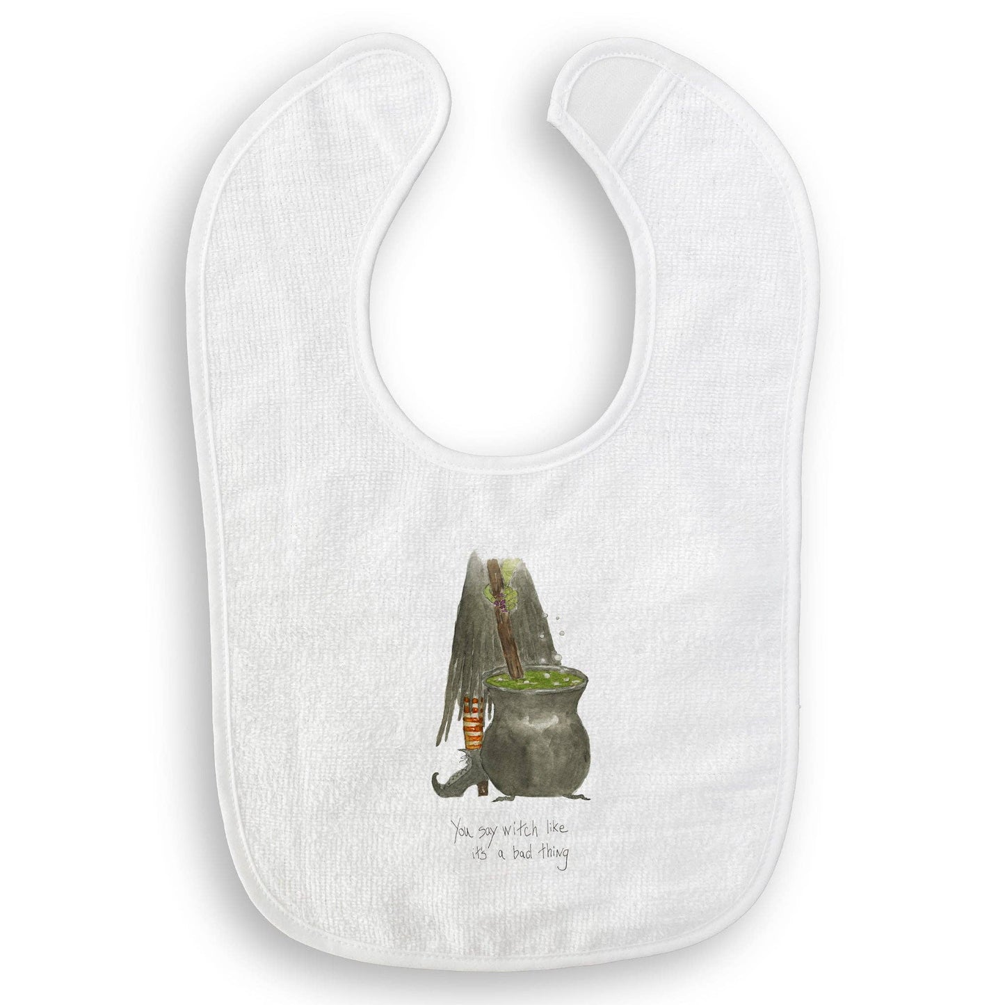 Witch Stirring Pot: Dishtowel / Remove Words / -