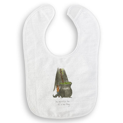 Witch Stirring Pot: Dishtowel / Remove Words / -