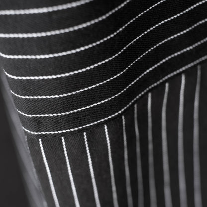 Black Pinstripe Oversized Mighty Apron