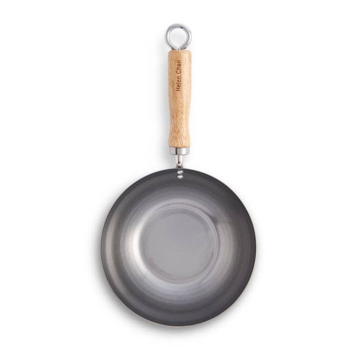 Helen's Asian Kitchen Carbon Steel Wok, 8in