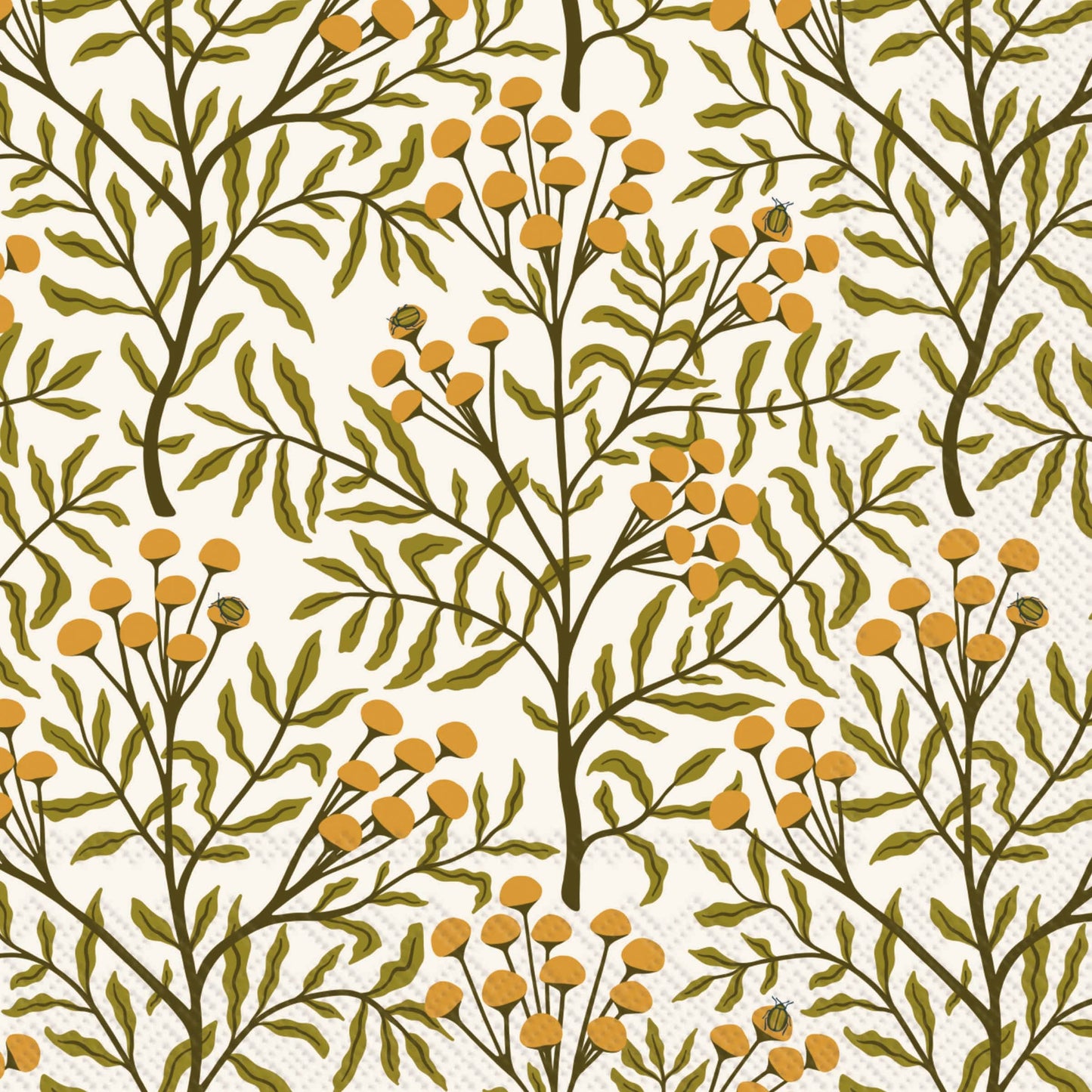 Autumn Acorn Tansy Cocktail Napkins 20 ct Fall