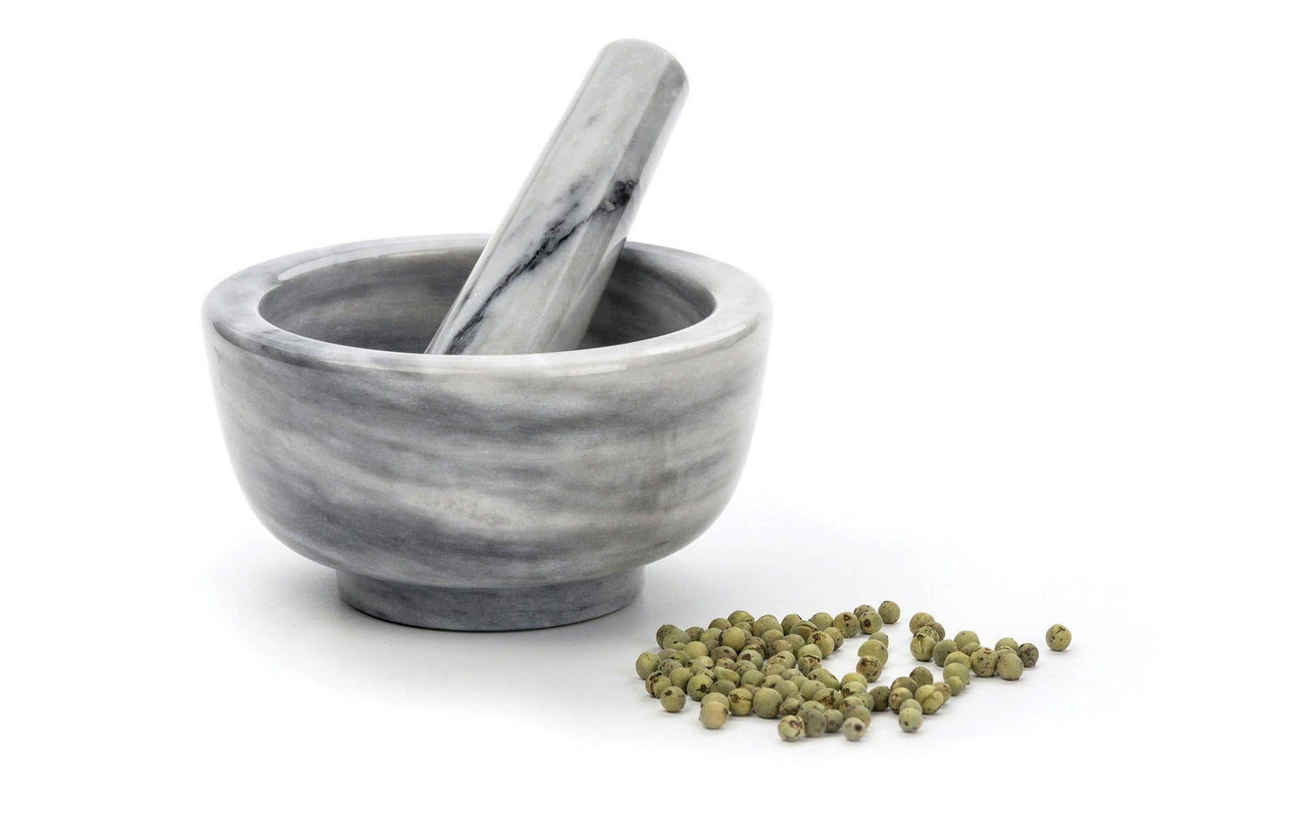 Marble Mortar & Pestle - White