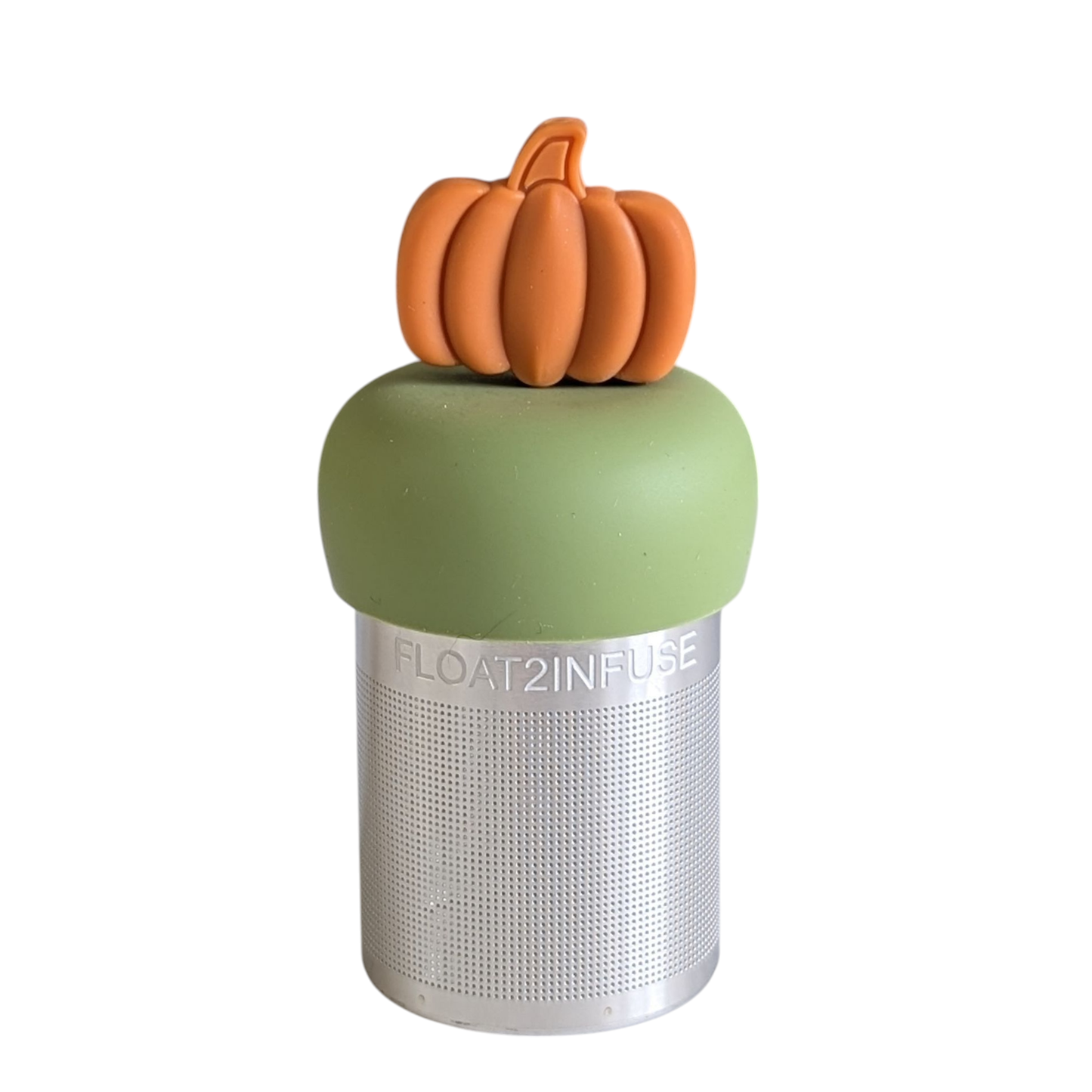 Pumpkin | Floating Tea Infuser | Green Base | Orange