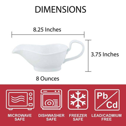 HIC Kitchen Gravy Boat, 8oz