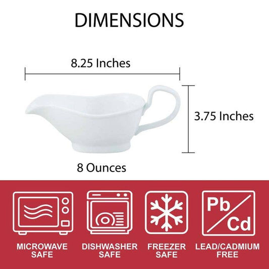 HIC Kitchen Gravy Boat, 8oz