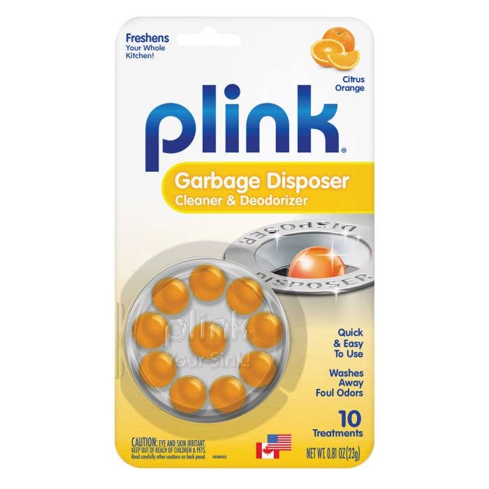 Plink Disposal Cleaner And Deodorizer, Orange
