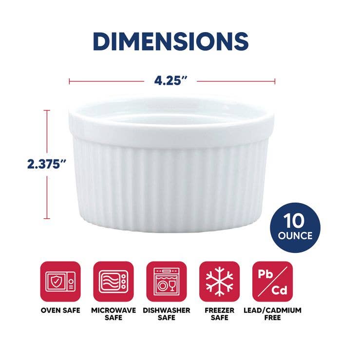 HIC Kitchen Souffle, 10oz